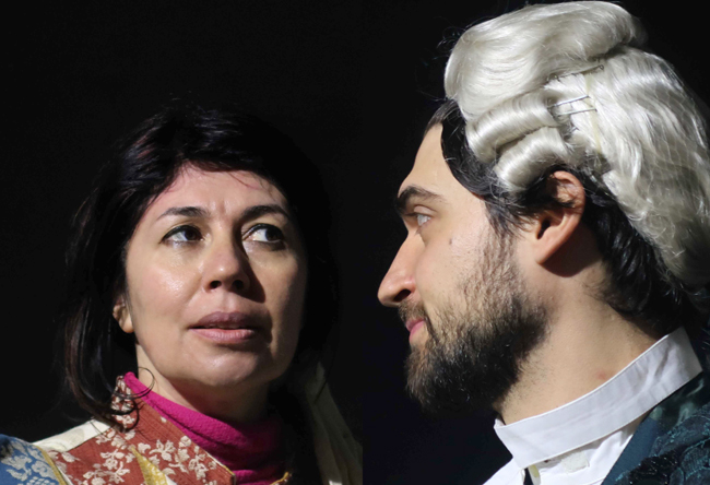 foto Simonetta Baldin, soprano e Vittorio Lora attore